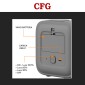 Immagine 6 - CFG Slide 500 Lampada LED 10W Portatile con Luce di Emergenza SMD Ricaricabile Dimmerabile Anti-Blackout Grigia - mod. EL178