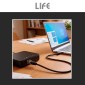 Immagine 4 - Life Cavo di Rete UTP CAT5e AWG26 Collegamento Dritto Lunghezza 1m Colore Nero - mod. 50.PC04201N