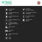 Immagine 3 - V-Tac VT-48100-W2 Batteria BMS LiFePO4 51,2V 100Ah 5,12kWh IP65 per Inverter Impianto Fotovoltaico CEI 0-21 - SKU 11524
