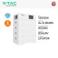 Immagine 2 - V-Tac VT-OHS-HV100 Kit 4 Batterie BMS Stack LiFePO4 20kWh Alta Tensione Garanzia 10 Anni IP65 CEI 0-21 CEI 0-16 - SKU 120024