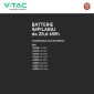 Immagine 4 - V-Tac VT-OHS-HV100 Kit 5 Batterie BMS Stack LiFePO4 25kWh Alta Tensione Garanzia 10 Anni IP65 CEI 0-21 CEI 0-16 - SKU 120025