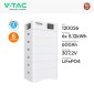 Immagine 2 - V-Tac VT-OHS-HV100 Kit 6 Batterie BMS Stack LiFePO4 30kWh Alta Tensione Garanzia 10 Anni IP65 CEI 0-21 CEI 0-16 - SKU 120026