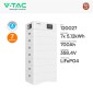 Immagine 2 - V-Tac VT-OHS-HV100 Kit 7 Batterie BMS Stack LiFePO4 35kWh Alta Tensione Garanzia 10 Anni IP65 CEI 0-21 CEI 0-16 - SKU 120027