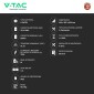Immagine 3 - V-Tac VT-12040-1 Batteria BMS LiFePO4 51,2V 200Ah 10,24 kWh IP65 Garanzia 10 Anni CEI 0-21 - SKU 12715