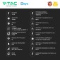 Immagine 3 - V-Tac Deye Inverter Trifase Ibrido On-Grid / Off-Grid 12kW IP65 Garanzia 10 Anni CEI 0-21 Display LCD - SKU 12655