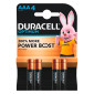 Immagine 1 - Duracell Optimum MX2400 Mini Stilo AAA Micro 1,5V Pile Alcaline - Confezione da 4 Batterie