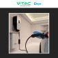 Immagine 5 - V-Tac Deye Wallbox Intelligente 7kW / 22kW Monofase / Trifase IP66 Bluetooth Wi-Fi con Cavo Tipo 2 Integrato - SKU 12744