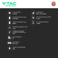 Immagine 3 - V-Tac VT-14033 Batteria Ultra Slim BMS LiFePO4 51,2V 280Ah 14,33kWh Garanzia 10 Anni Inverter Impianto Fotovoltaico - SKU 12714