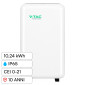 Immagine 1 - V-Tac VT-12040-1 Batteria BMS LiFePO4 51,2V 200Ah 10,24 kWh IP65 Garanzia 10 Anni CEI 0-21 - SKU 12766
