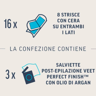 Veet Expert Strisce Depilatorie Bikini & Ascelle Pelli Sensibili