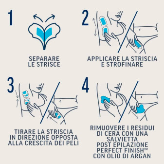 Veet Expert Strisce Depilatorie Bikini & Ascelle Pelli Sensibili