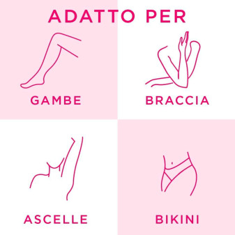 Veet Pure Strisce Depilatorie Gambe e Corpo con Formula Ipoallergenica