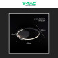Immagine 4 - V-Tac VT-84025RD Plafoniera LED a Superficie 70W SMD Changing Color CCT Dimmerabile con Telecomando Colore Nero - SKU 24179