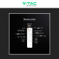 Immagine 9 - V-Tac VT-84025RD Plafoniera LED a Superficie 70W SMD Changing Color CCT Dimmerabile con Telecomando Colore Nero - SKU 24179