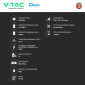 Immagine 3 - V-Tac Deye Batteria BMS LiFePO4 51,2V 100Ah 5,12kWh Garanzia 10 Anni Inverter Impianto Fotovoltaico - SKU 12700
