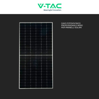 Cavo FV-10 Nero per Pannelli Solari Fotovoltaici V-Tac