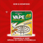 Immagine 3 - Vape Spirali Antizanzare in Carta alla Citronella Resistenti Uso Domestico Contro Zanzare Comuni e Tigre - Scatola da 10 Spirali