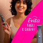 Immagine 3 - Veet Expert All In One Trimmer Rasoio Elettrico Waterproof Senza Fili per Bikini Viso e Corpo con 2 Testine e 3 Pettini Guida