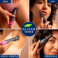 Immagine 7 - Veet Expert All In One Trimmer Rasoio Elettrico Waterproof Senza Fili per Bikini Viso e Corpo con 2 Testine e 3 Pettini Guida