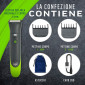 Immagine 5 - Veet Men Total Pro Intimate Trimmer Rasoio Elettrico Uomo Waterproof Senza Fili per Viso e Corpo con 1 Testina e 2 Pettini Guida