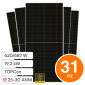 Immagine 1 - V-Tac 31 Pannelli Solari Fotovoltaici Osda 19,22kW 620W STC 687W BNPI Bifacciali TIER 1 TOPCon - SKU 12753