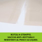 Immagine 3 - Sacchi Spazzatura Ambra ToroDuro in Plastica HDPE per Rifiuti 120L - Rotolo 10 sacchi da 90x120cm