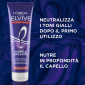 Immagine 2 - L'Oréal Paris Elvive Color Vive Purple Balsamo Anti-Giallo per Capelli Schiariti Biondi Decolorati e Grigi - Flacone da 150ml