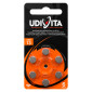 Immagine 1 - Udivita Batterie Per Protesi Acustiche Misura 13 Zinco Aria Tecnologia Phono Pulse - Blister da 6