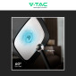 Immagine 11 - V-Tac VT-10116-W Lampada LED da Tavolo Magnetica 5W Changing Color 3in1 Ricaricabile Dimmerabile - SKU 23412 / 23413
