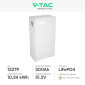 Immagine 8 - V-Tac VT-10240W Batteria BMS LiFePO4 51,2V 200Ah 10,24kWh CEI 0-21 per Inverter - SKU 12279