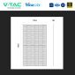 Immagine 9 - V-Tac Pannelli Solari Fotovoltaici Trina Solar 505W TIER 1 TOPCon Bifacciali - SKU 12640 / 1264014 / 1264012 / 1264010 / 126408