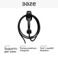 Immagine 2 - Daze Supporto da Parete per Cavo di Ricarica Wall Box con Portaconnettore Integrato Compatibile con Dazebox - mod. CH02