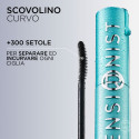 Immagine 2 - L'Oréal Paris Mascara Telescopic Extensionist Waterproof Allungante con Scovolino Curvo Modellante Ciglia Definite Colore Nero