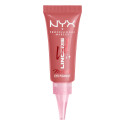 Immagine 1 - NYX Professional Makeup Lid Lingerie Metallic Ombretto Cremoso Super Pigmentato 24H Colore 04 Risky Rosè - Flacone da 6ml