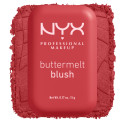 Immagine 2 - NYX Professional Makeup Buttermelt Blush Polvere con Burro di Mango Mandorle Karité Colore Butta Than Coral - Cofanetto da 5g