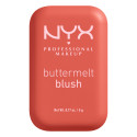 Immagine 1 - NYX Professional Makeup Buttermelt Blush Polvere con Burro di Mango Mandorle Karité Colore Butta Sunset Sorbet - Cofanetto da 5g
