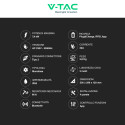 Immagine 9 - V-Tac Wall Box 7,4kW Monofase a Parete Smart Bluetooth IP65 IK10 Cavo Tipo 2 da 3 metri - SKU 11868