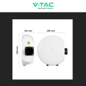Immagine 5 - V-Tac Wall Box 7,4kW Monofase a Parete Smart Bluetooth IP65 IK10 Cavo Tipo 2 da 3 metri - SKU 11868