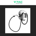 Immagine 7 - V-Tac Wall Box 7,4kW Monofase a Parete Smart Bluetooth IP65 IK10 Cavo Tipo 2 da 3 metri - SKU 11868