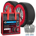 Immagine 1 - Calze da Neve per Auto DriveonSnow AnchorGrip con Tasselli Antislittamento per Trazione e Stabilità Montaggio Rapido Omologate