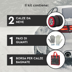 Calze da Neve per Auto DriveonSnow AnchorGrip Omologate