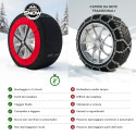 Immagine 12 - Calze da Neve per Auto DriveonSnow AnchorGrip con Tasselli Antislittamento per Trazione e Stabilità Montaggio Rapido Omologate