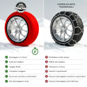 Immagine 12 - Calze da Neve per Auto DriveonSnow EssentialGo Adatte a Nevicate Occasionali Montaggio Rapido Omologate