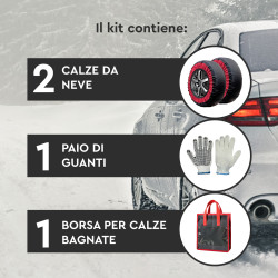 Calze da Neve per Auto DriveOnSnow StrongFit Omologate