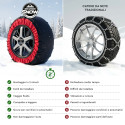 Immagine 12 - Calze da Neve per Auto DriveonSnow StrongFit Miglior Grip con Zone Rinforzate Montaggio Rapido Omologate