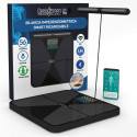 Immagine 1 - GeniaScreen SmartCore Bilancia intelligente Impedenziometrica Professionale 56 Misurazioni Vetro Temperato Portata 180Kg LED