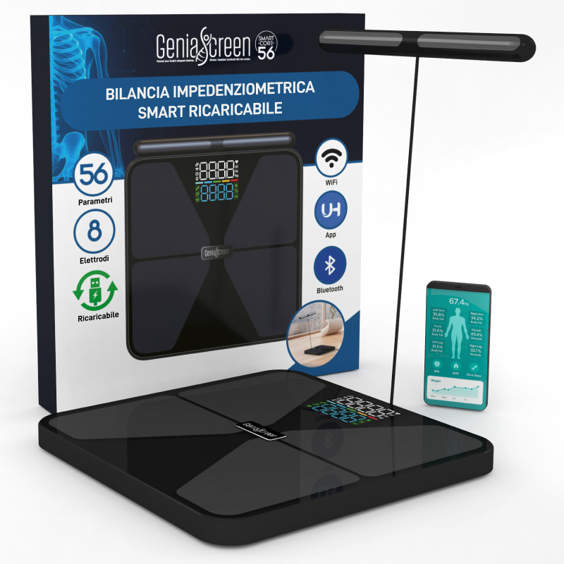 GeniaScreen SmartCore Bilancia Impedenziometrica Professionale