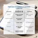 Immagine 5 - GeniaScreen SolidTrack Bilancia intelligente Impedenziometrica Professionale 56 Misurazioni Vetro Temperato Portata 180Kg LED