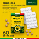 Immagine 2 - RadiciVitalia Rhodiola Rosea Forte 400mg per Compressa Integratore Buon Umore Concentrazione Made in Italy - 60 Compresse