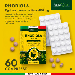 RadiciVitalia Rhodiola Rosea Forte Integratore Buon Umore 60 Compresse